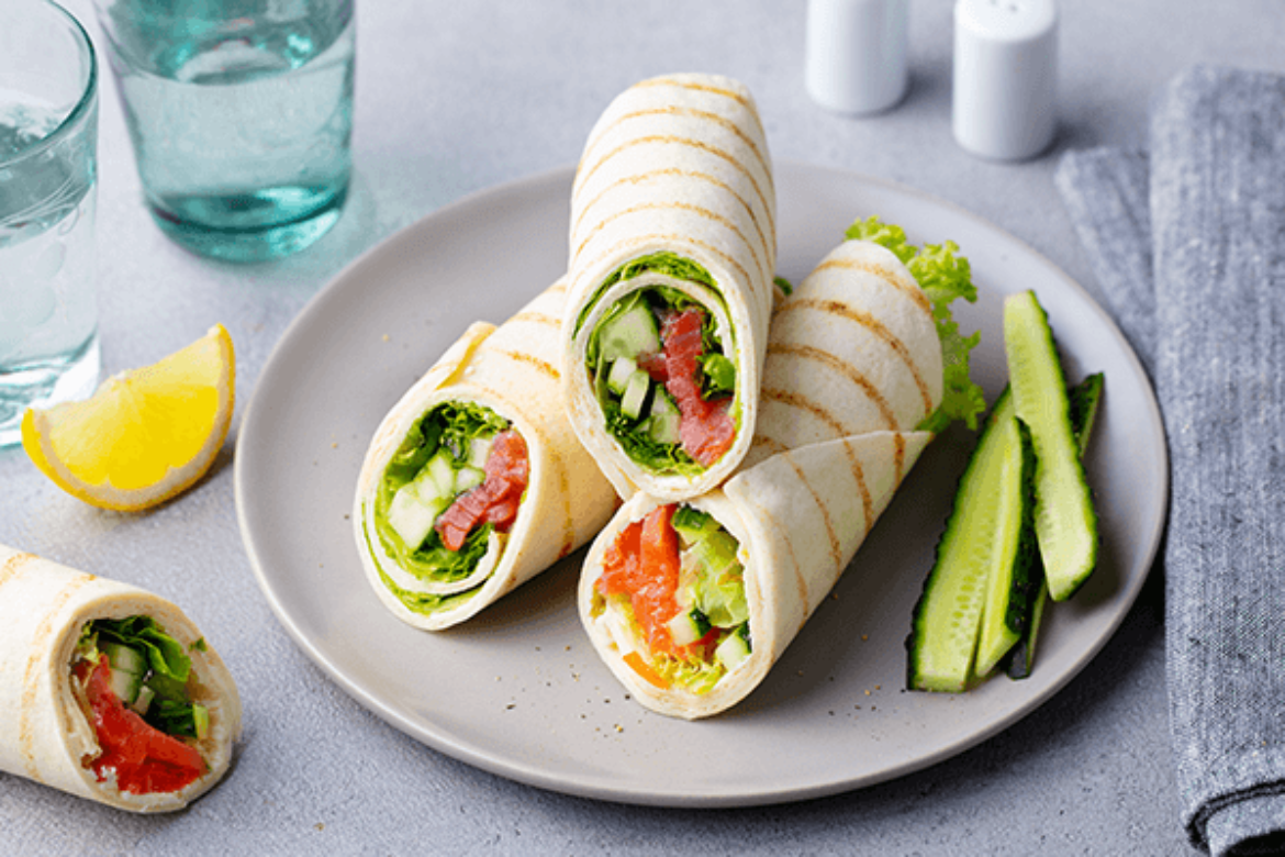 Salmon wrap