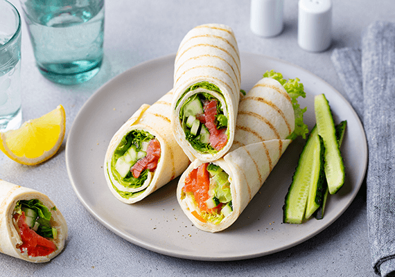Salmon wrap